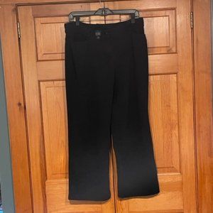 Eileen Fisher Knit Black Trousers